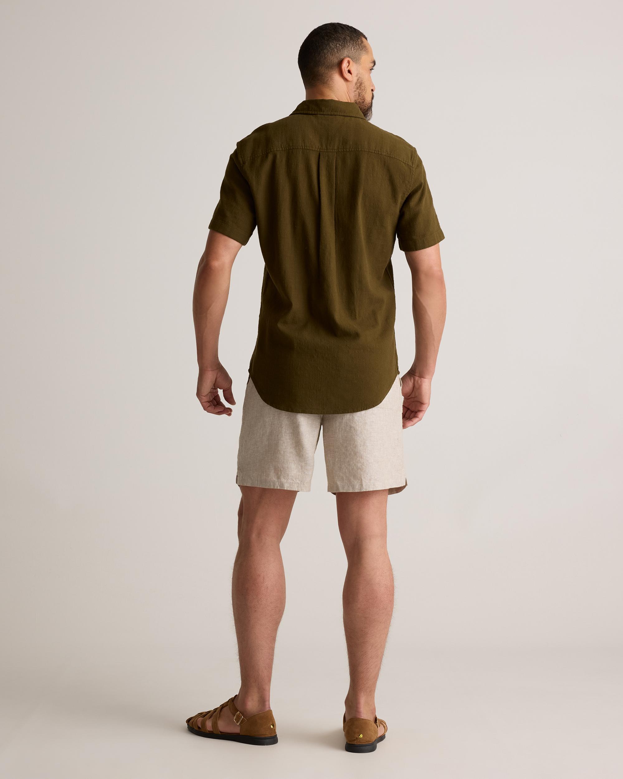 Quince | Men's 100% European Linen Drawstring Beach Shorts 7" Product Image