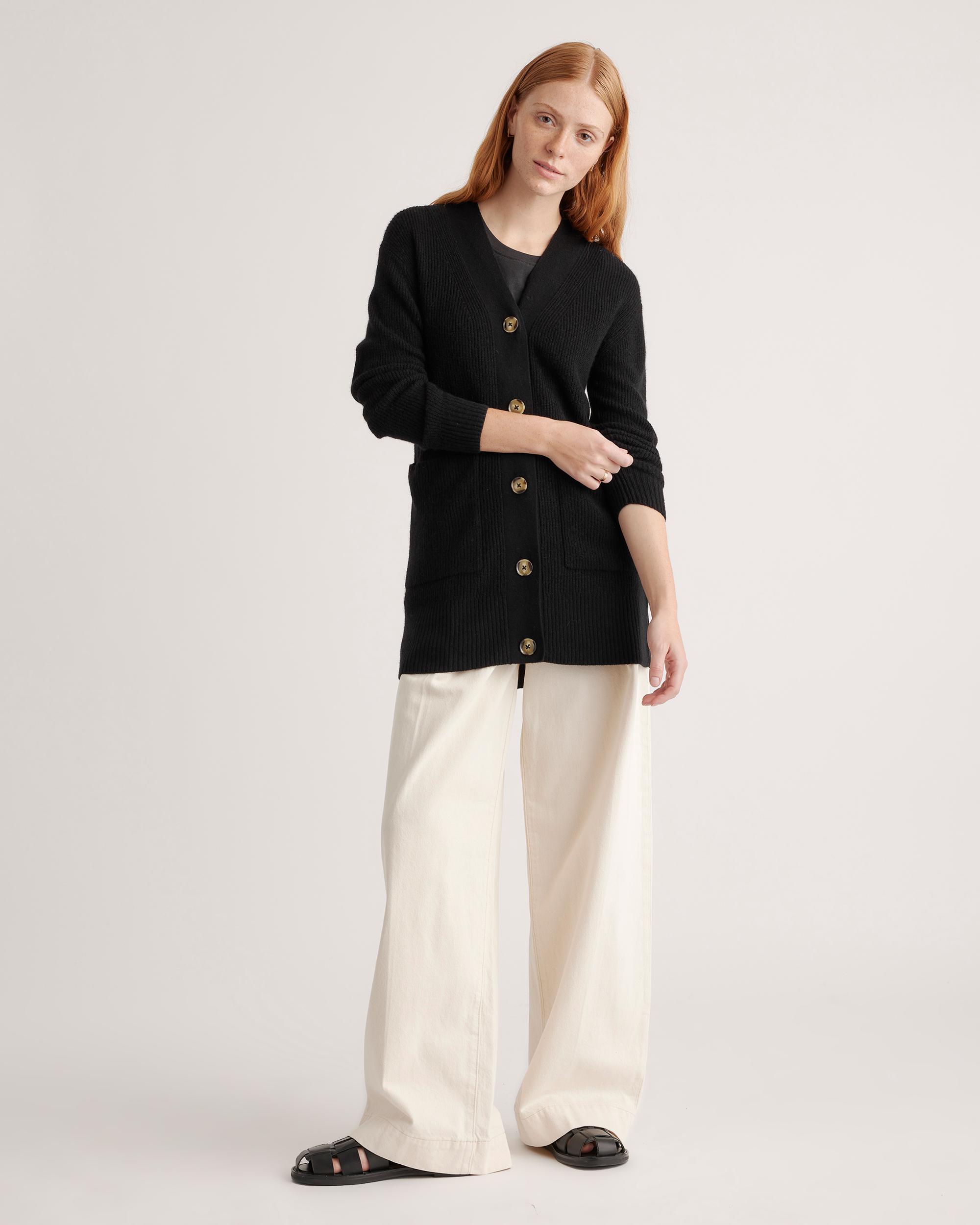 Quince | Women's Baby Alpaca-Wool OverSized Cardigan Sweater Product Image