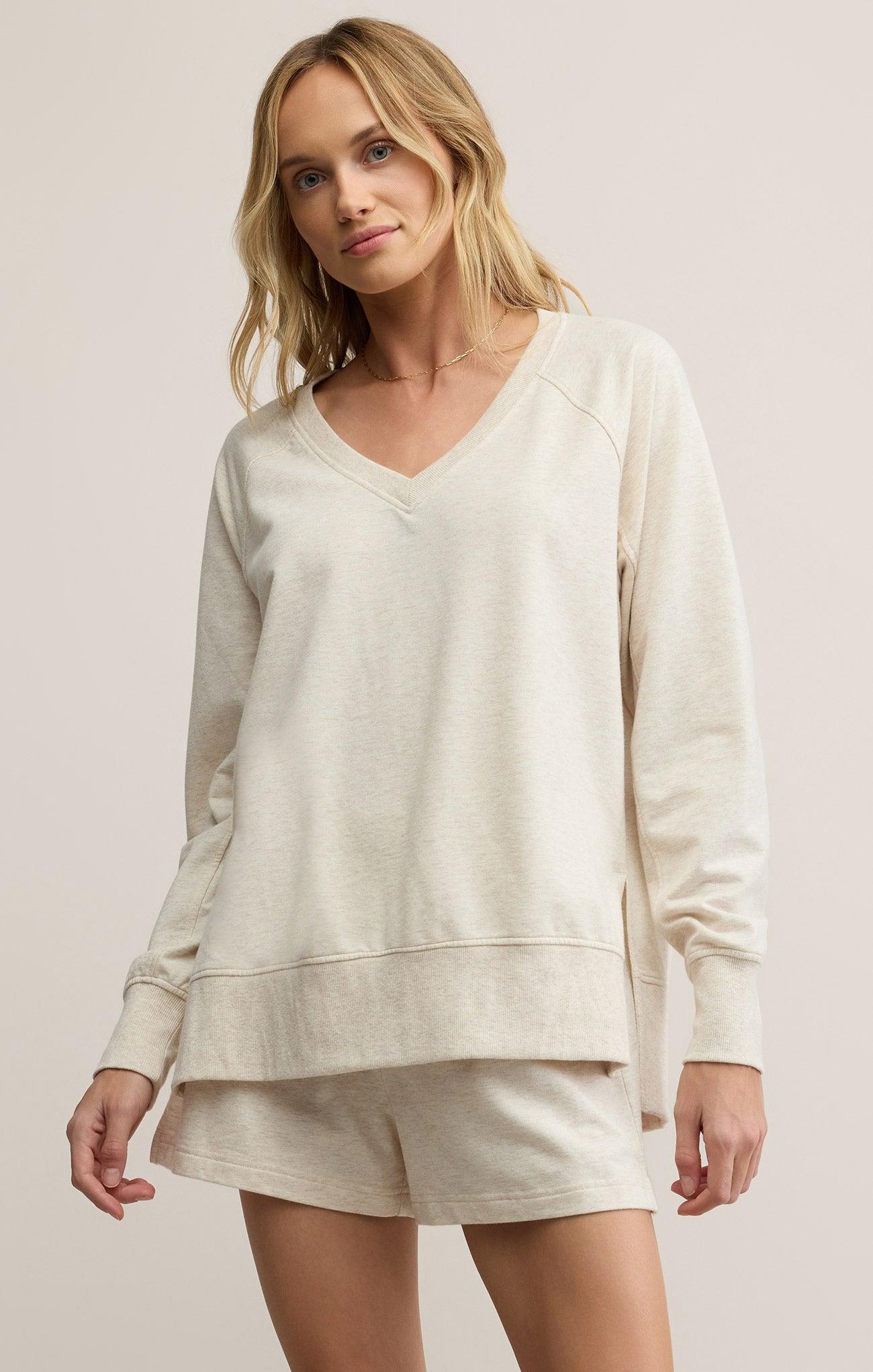 Weekender V Neck Sweatshirt Product Image
