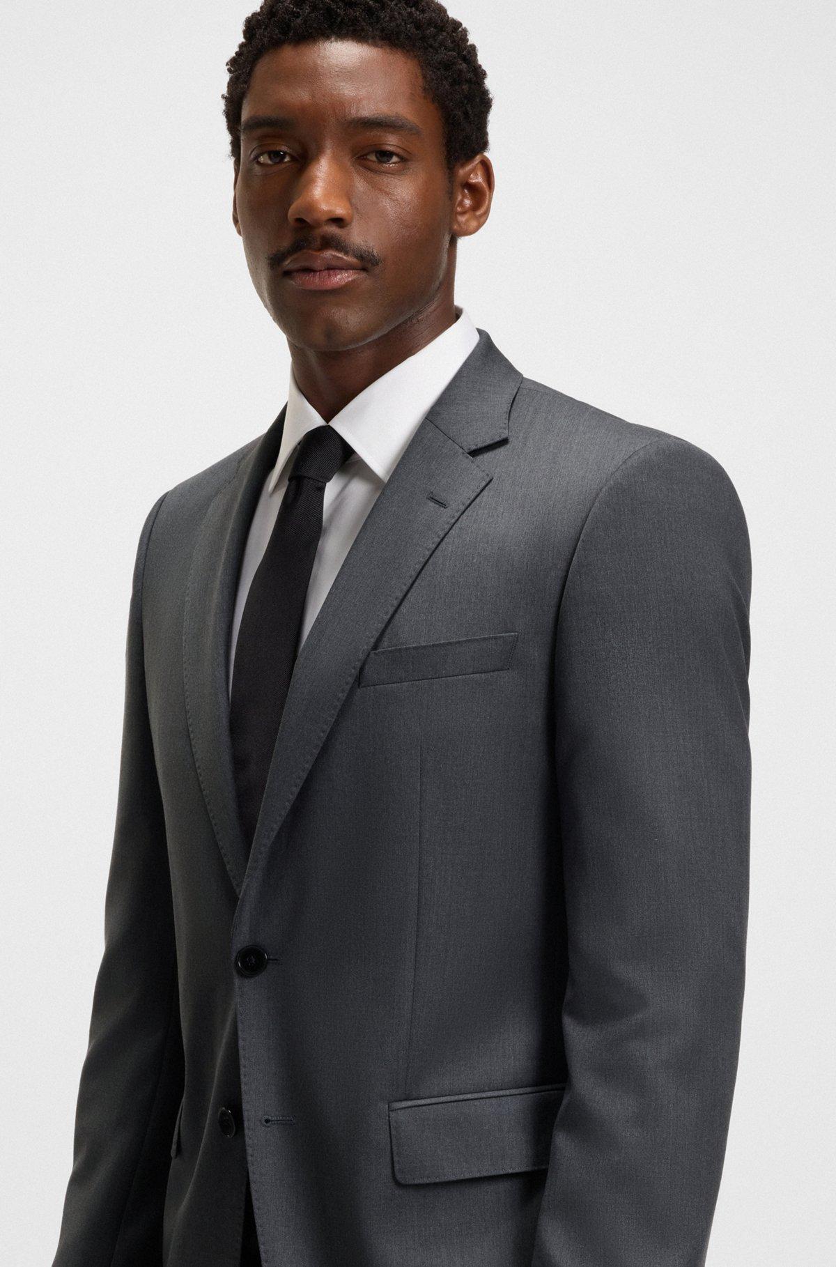 BOSS ONE - Slim-fit suit jacket in virgin wool serge Product Image
