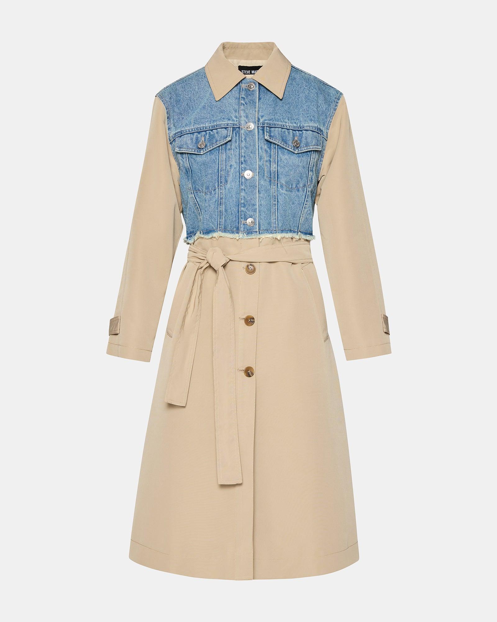 SORAYA COAT DENIM MULTI Female Product Image