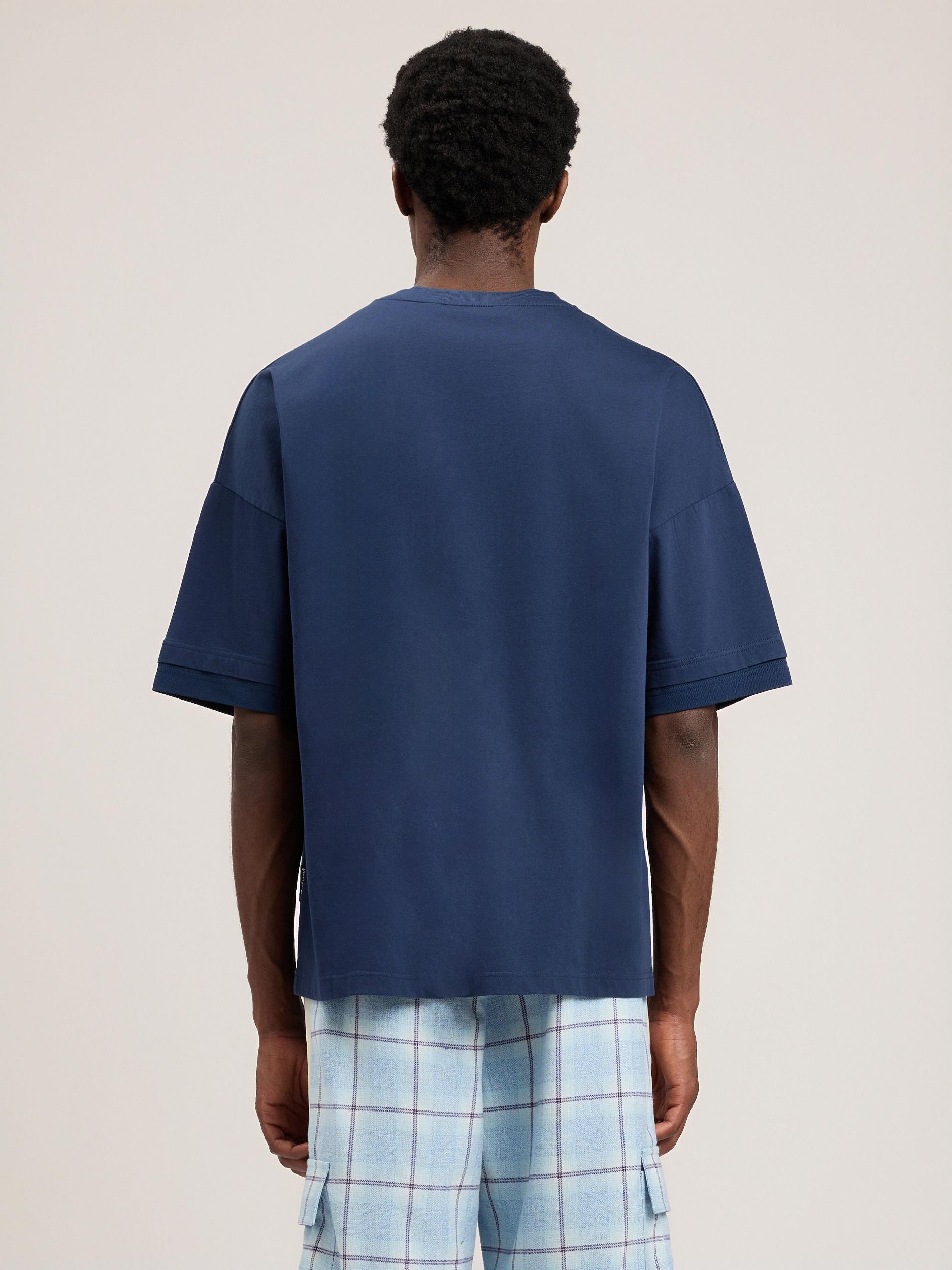 Curved Logo Loose Double T-Shirt Product Image