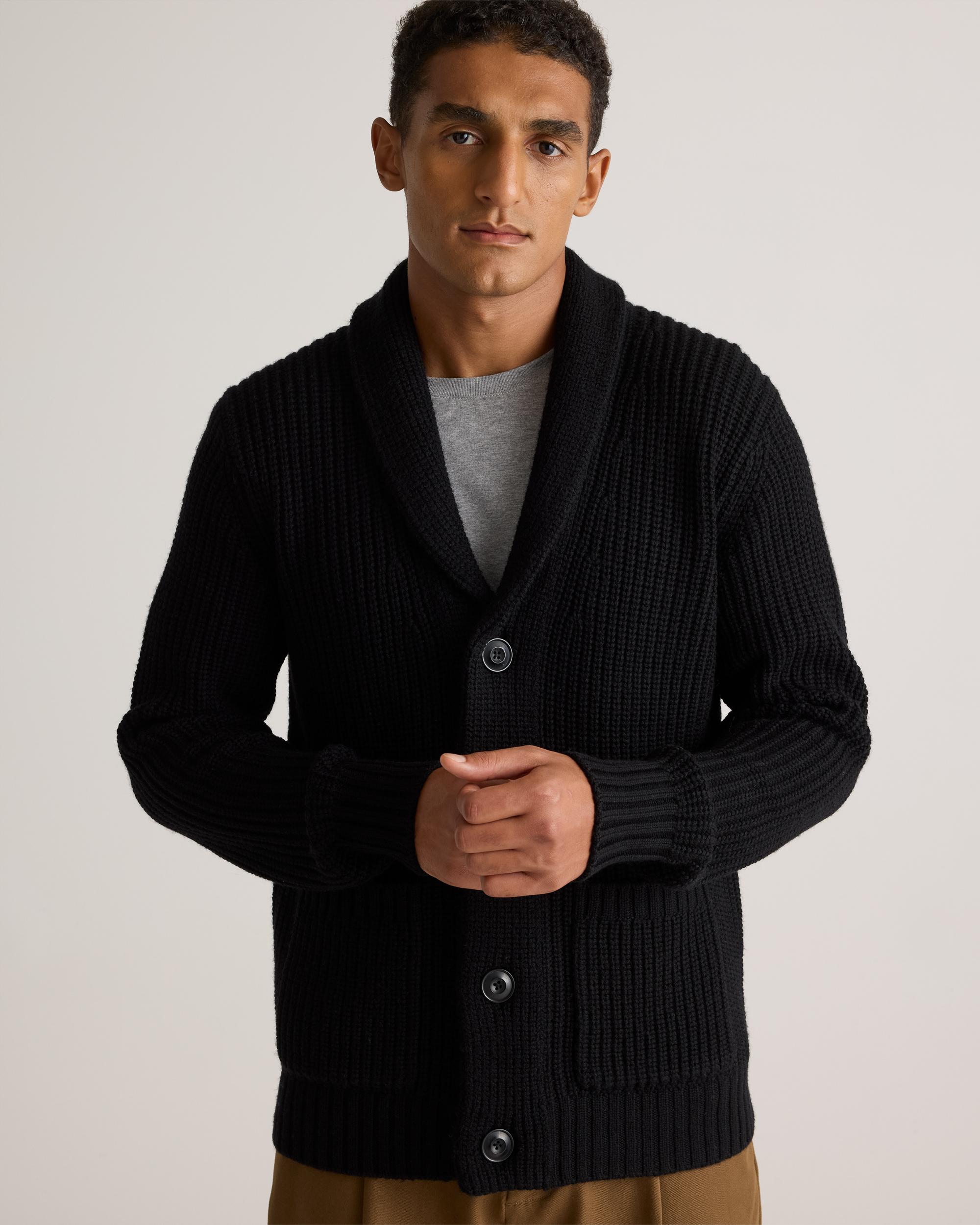Quince | Men's Australian Merino Wool Shawl Collar Cardigan Sweater Product Image