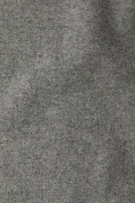 Fringe wool scarf - skinny Product Image