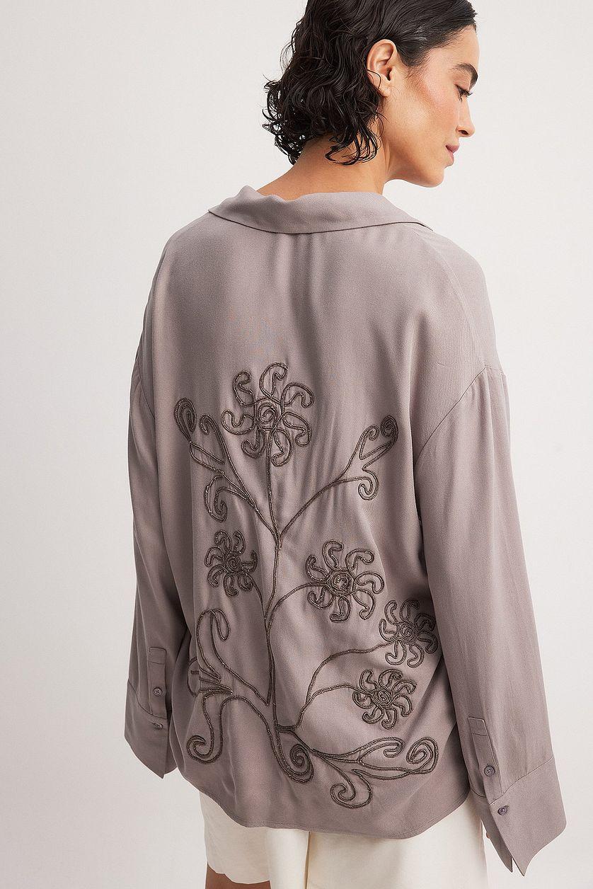 Embroidery Detail Shirt Product Image