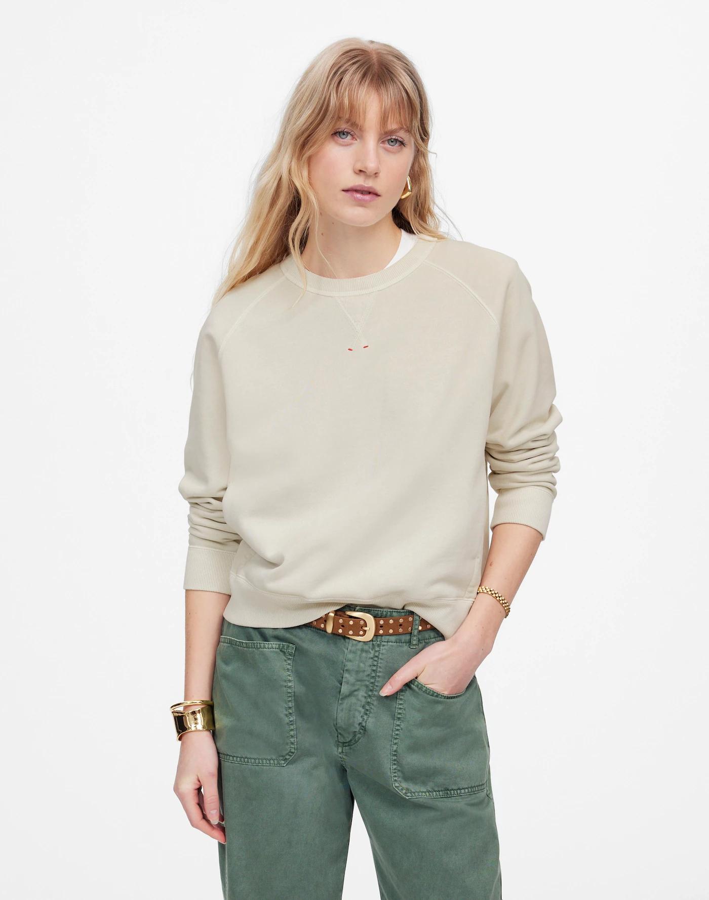 Garment-Dyed Crewneck Sweatshirt Product Image