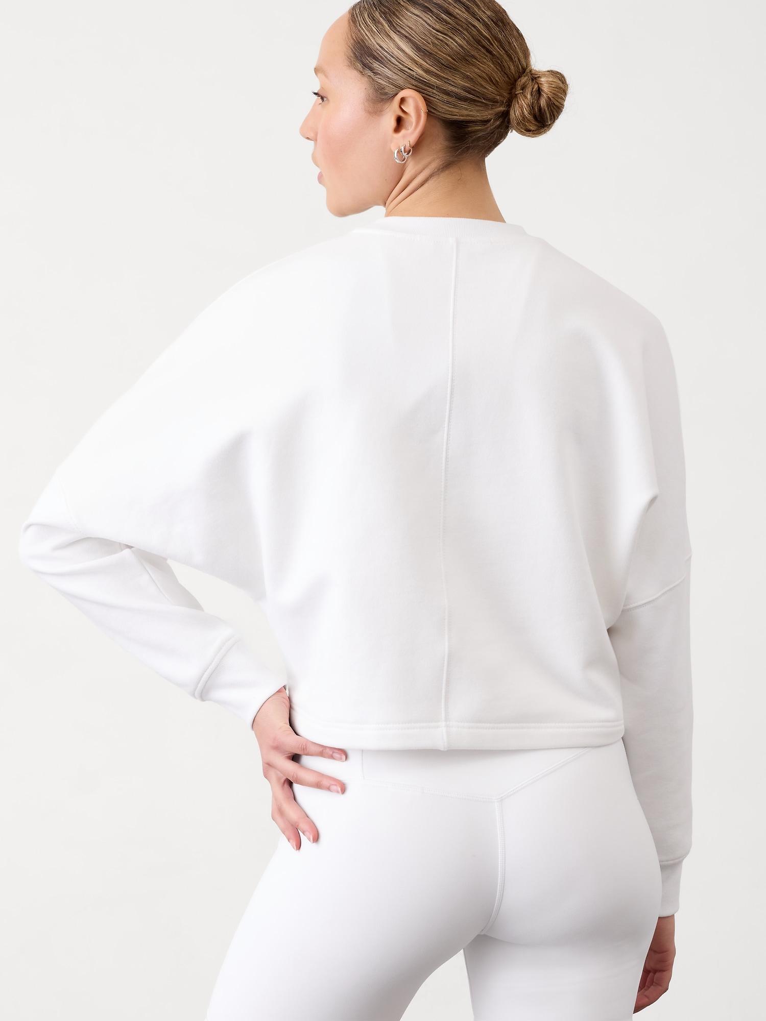 Forever Fleece Dolman Crop Sweatshirt Product Image