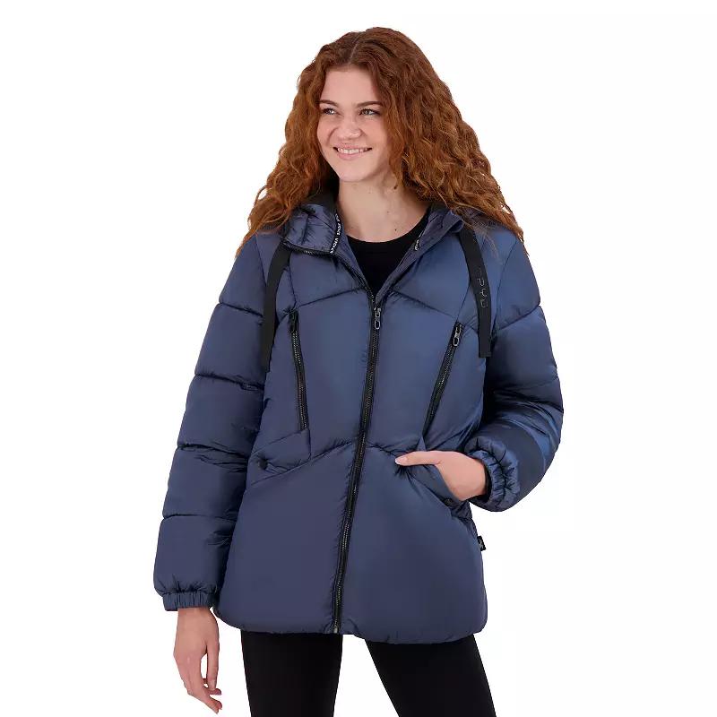 Womens Spyder Heavyweight Puffer Jacket Red Product Image