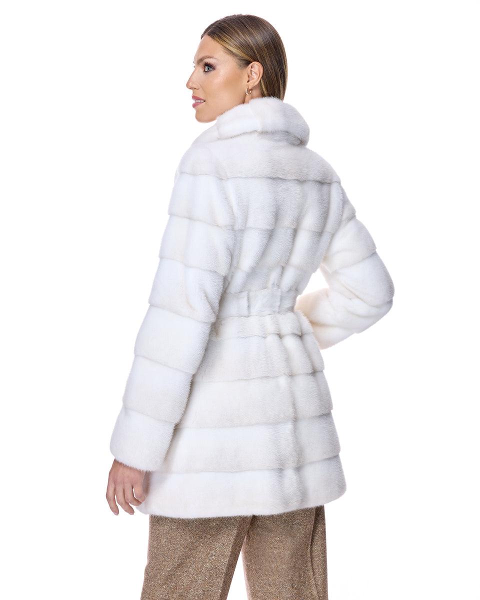 Horizontal Mink Coat Product Image