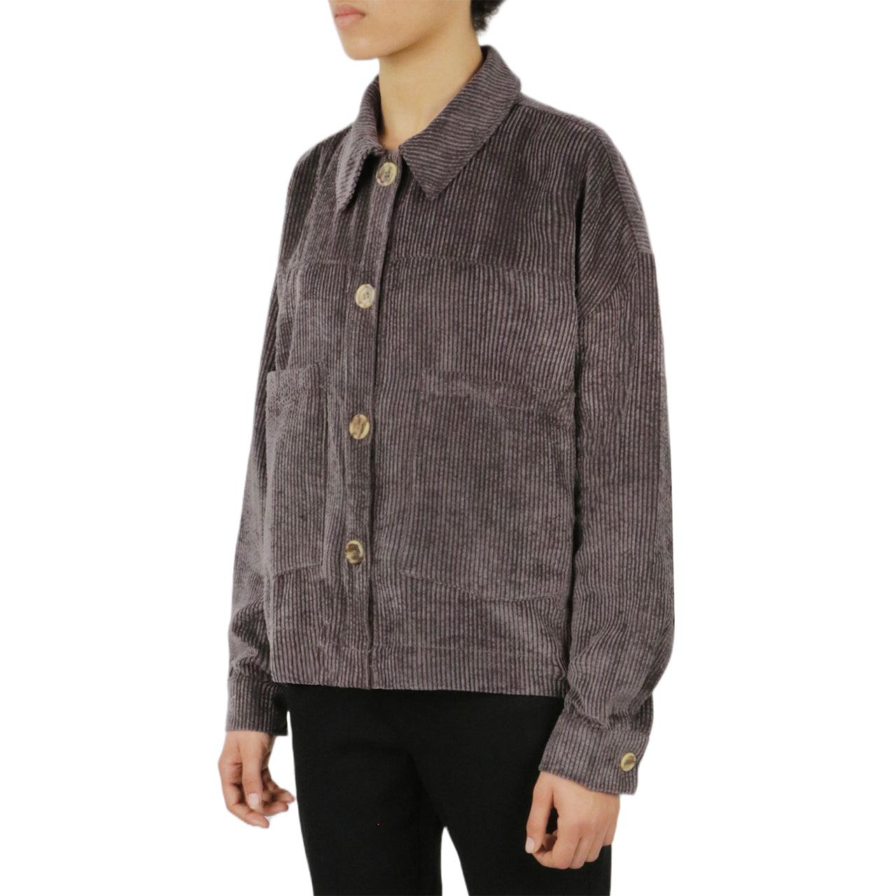 Velvet Corduroy Shacket Product Image