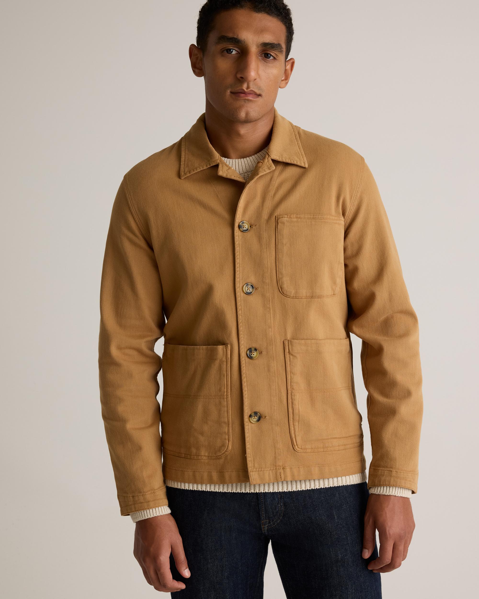 Quince | Men's Organic Comfort Stretch Chore Jacket Spandex, Organic Cotton Product Image
