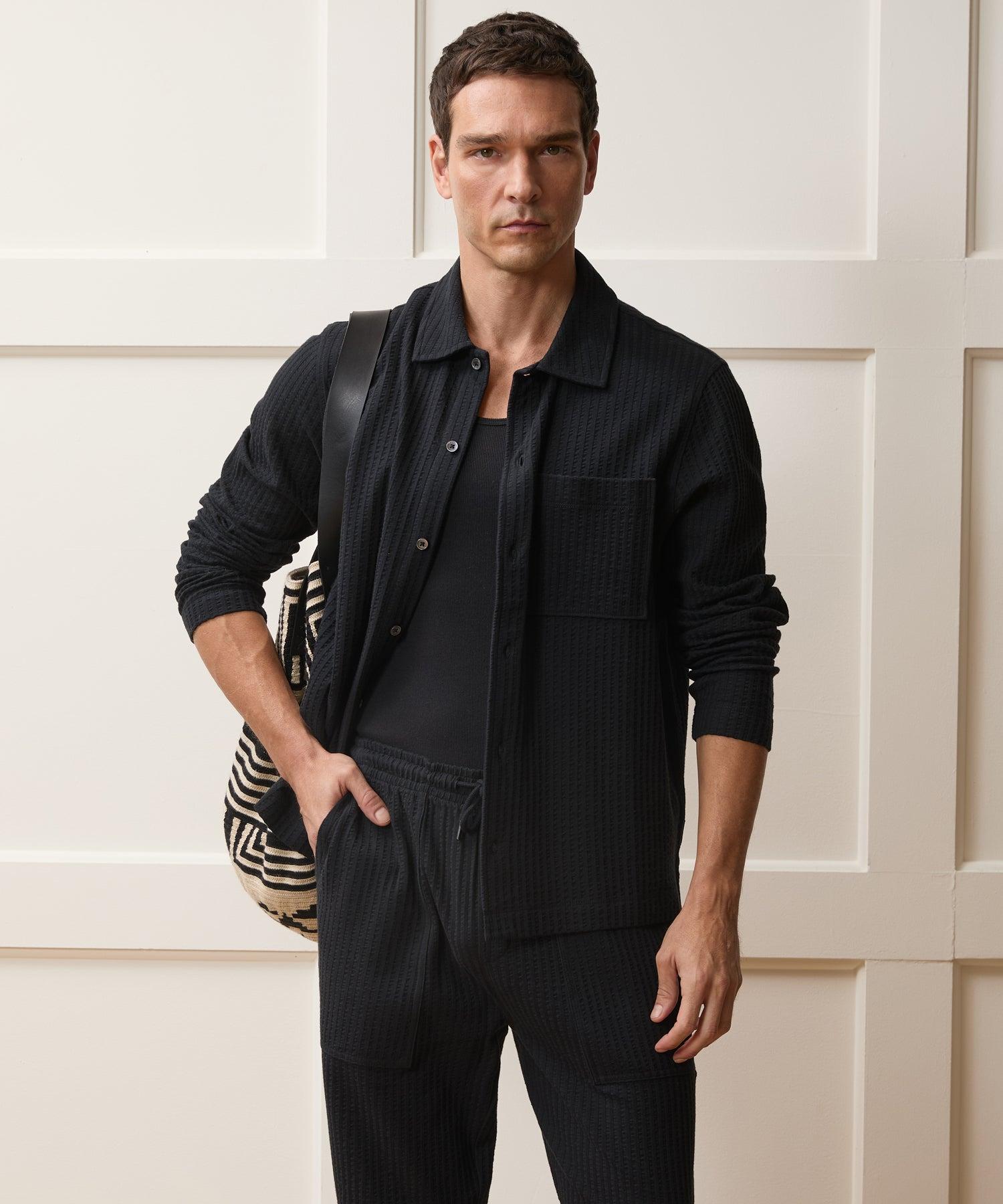 Knit Seersucker Shirt Product Image