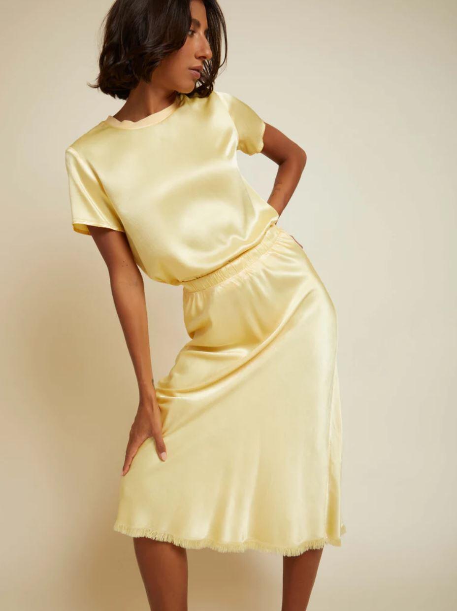 Nation Ltd. Mabel Bias Skirt-Daisy Product Image