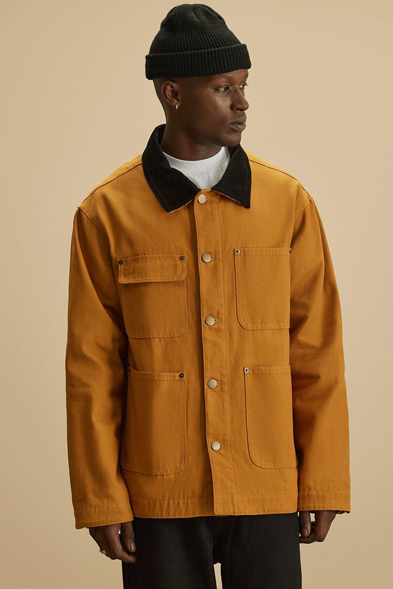 Alexander Utility Canvas Chore Jacket - Tan Product Image