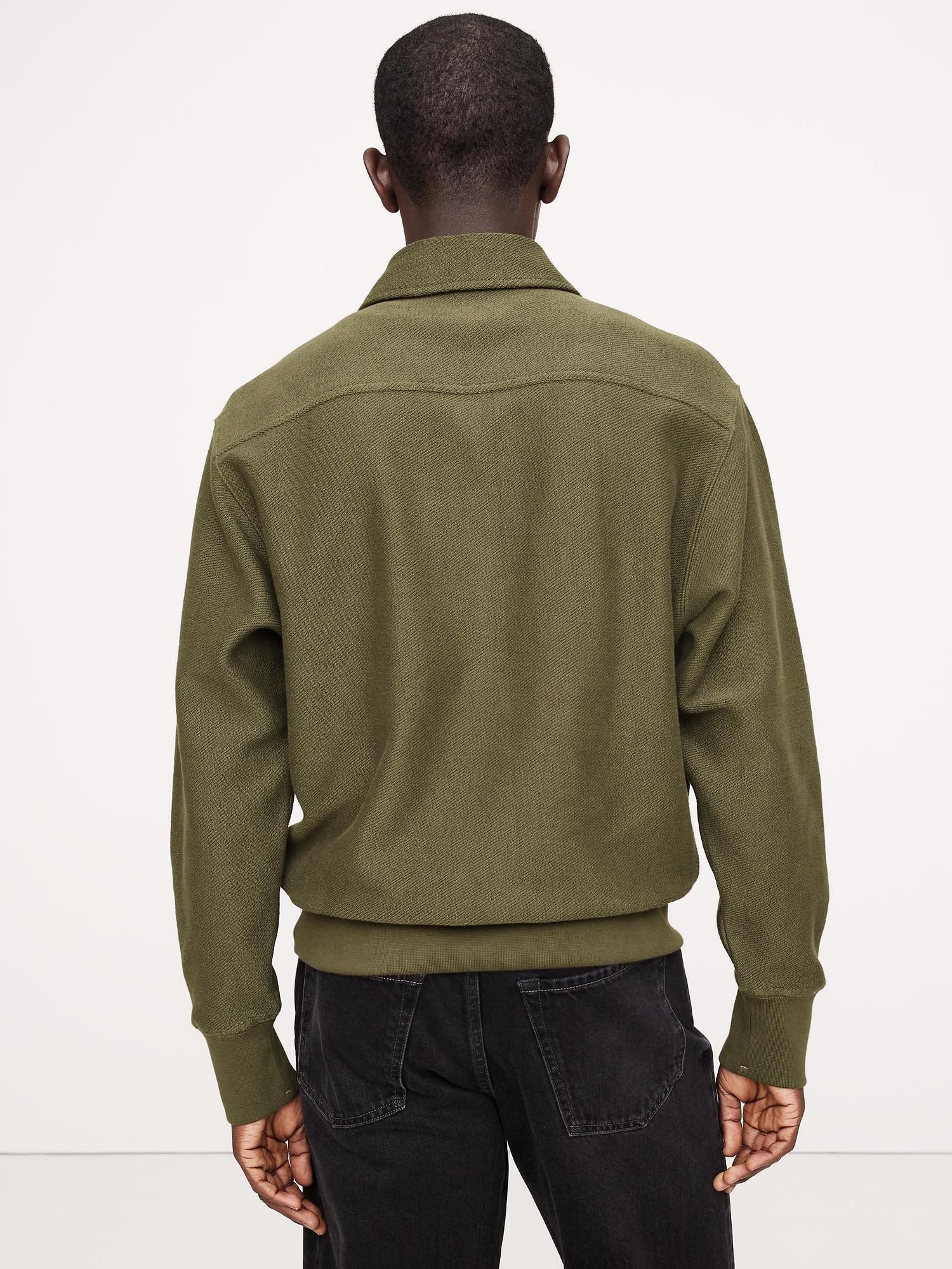 French Terry Rugby Sweatshirt Product Image