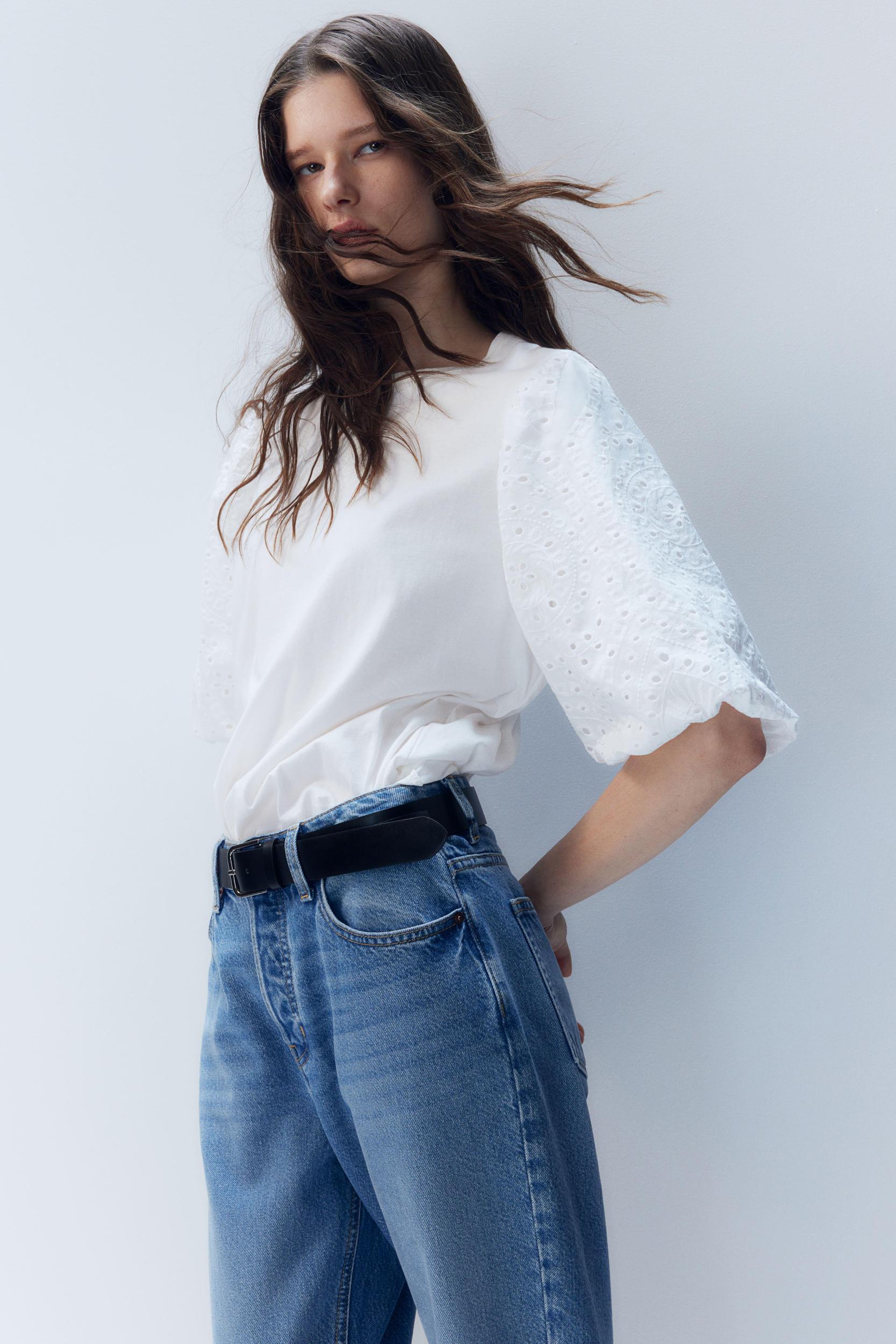 Balloon-Sleeved Top Product Image