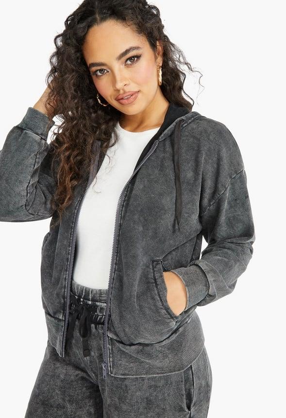 JustFab Margaux Platform Loafer Pump Womens Black/ White Size 8.5 Product Image