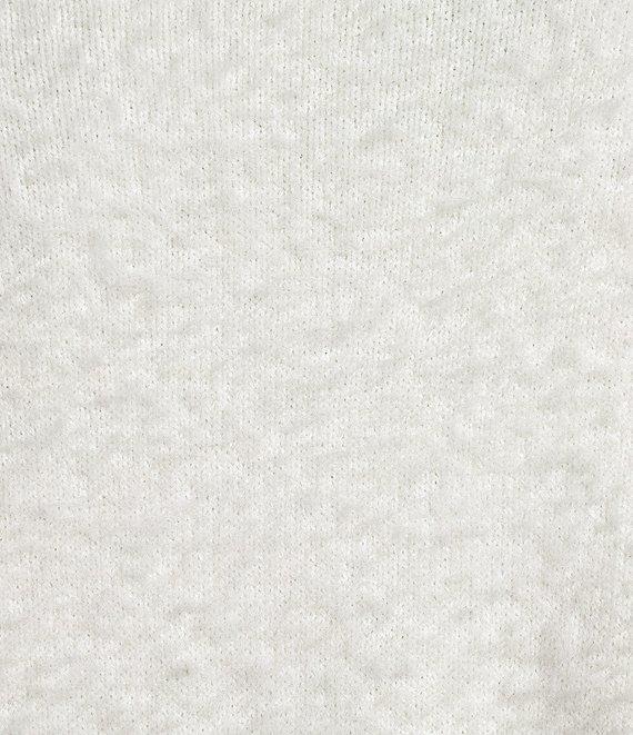 C&V Chelsea & Violet V-Neck Eyelash Sweater Product Image