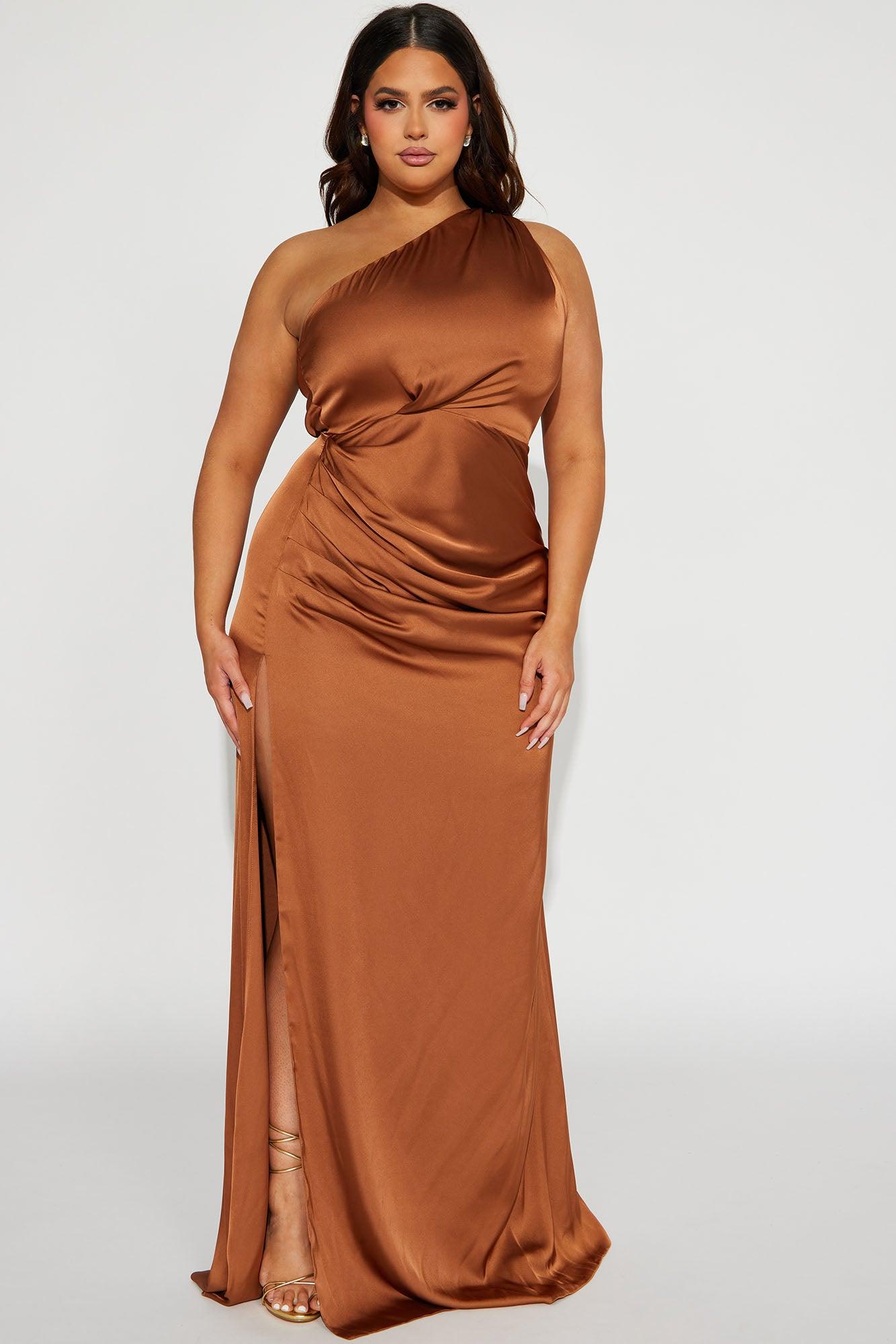 Samantha Maxi Gown - Brown Product Image