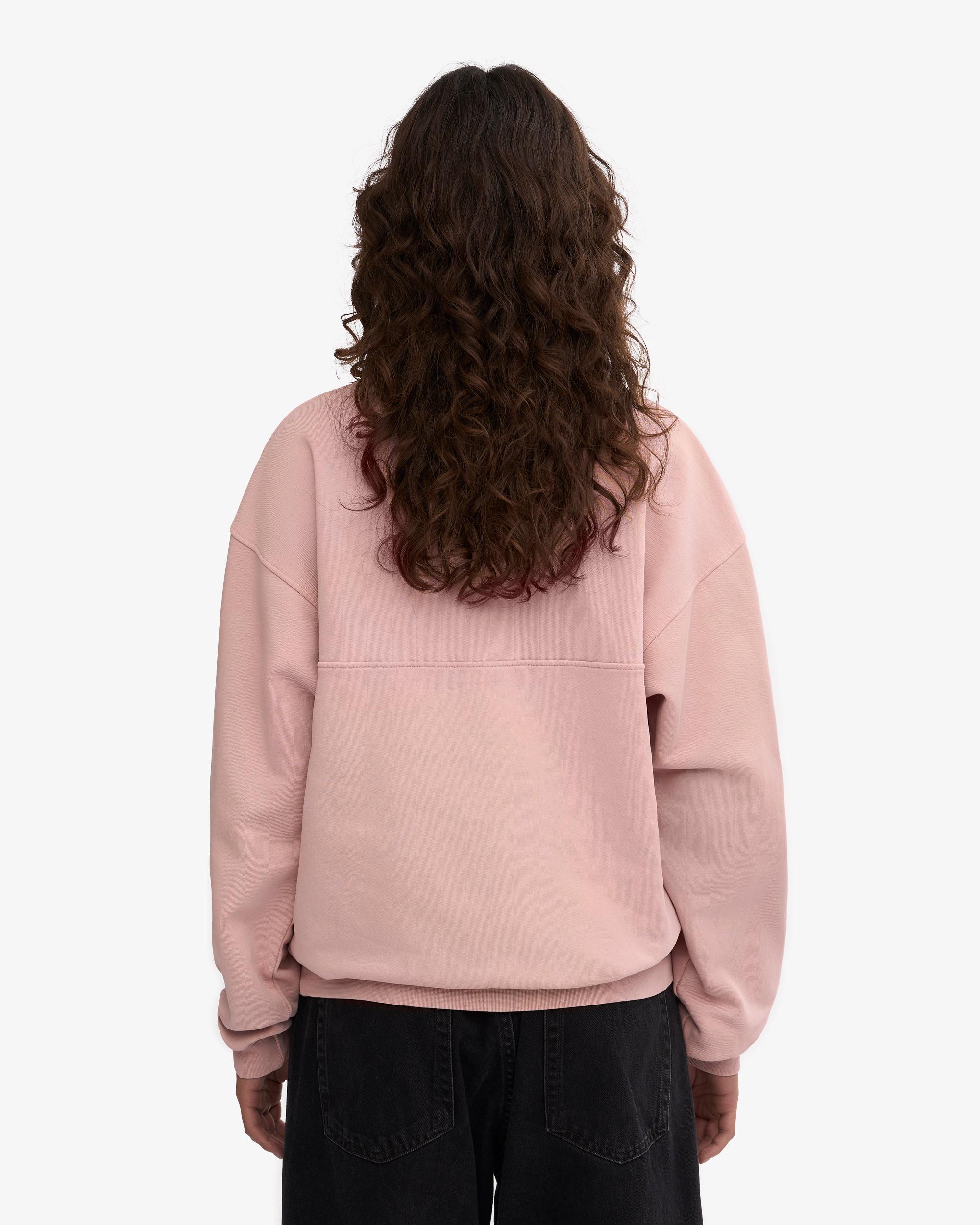 Organic Quarter Zip - Faded Pink Product Image
