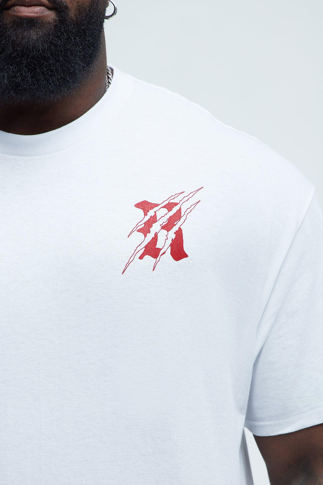 Rebellious Angel Short Sleeve Tee - White Product Image