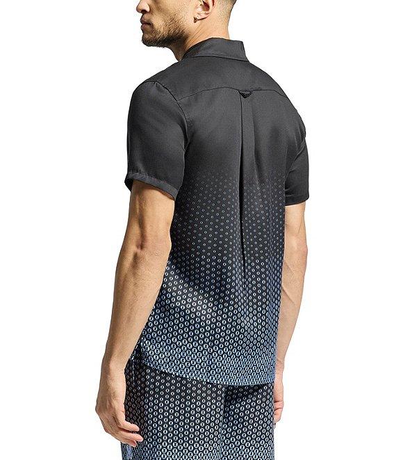 Psycho Bunny Bendigo Tencel Short Sleeve Woven Camp Shirt Product Image