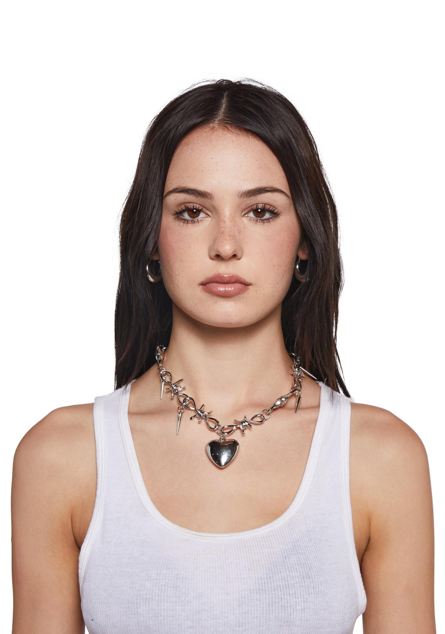Chain Heart Necklace Product Image