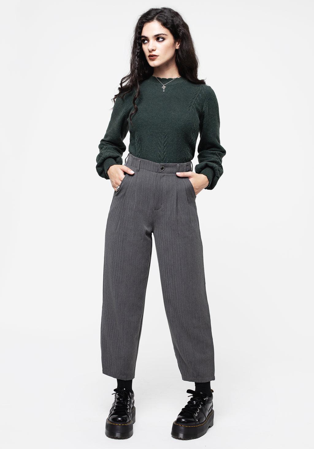 Herringbone Balloon Trousers Product Image