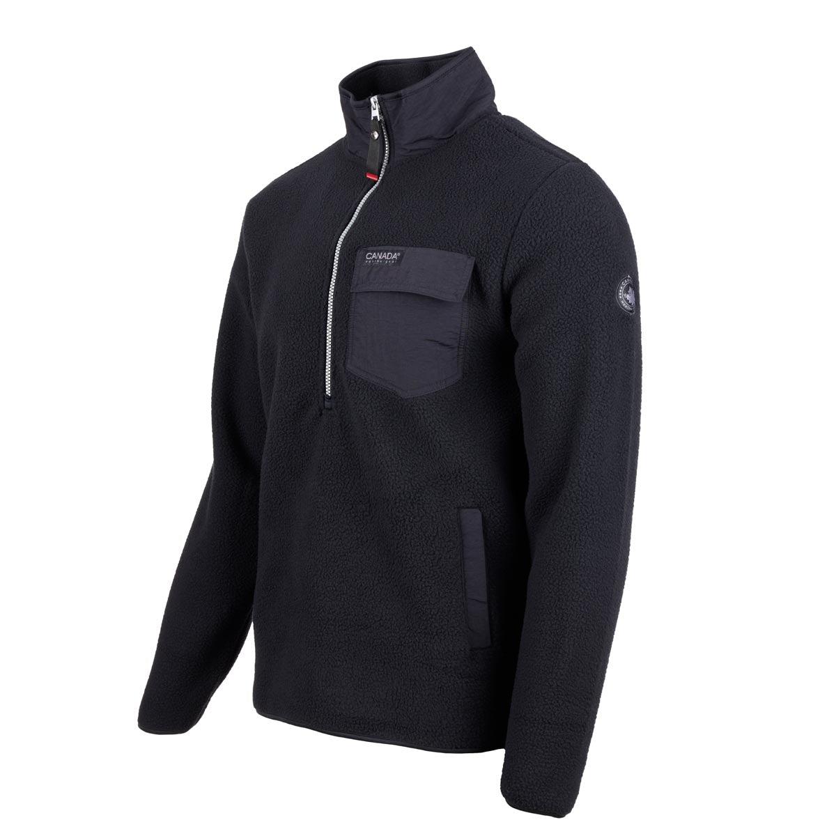 Canada Weather Gear Men's Hi-Pile Fuzz Fleece 1/4 Zip Product Image