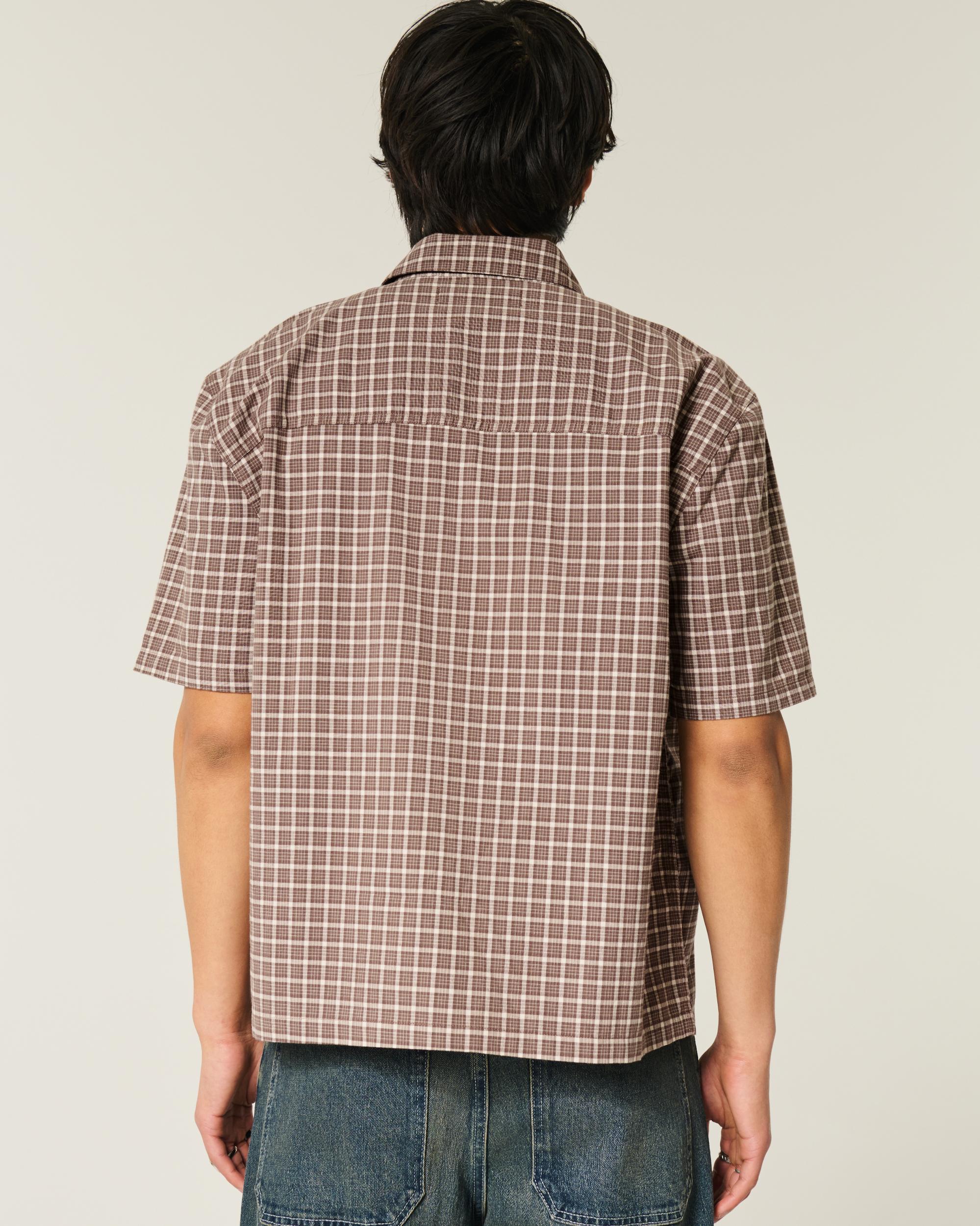 Boxy Short-Sleeve Shirt Product Image