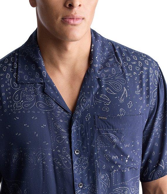Buffalo David Bitton Short Sleeve Paisley Bandana Print Woven Shirt Product Image