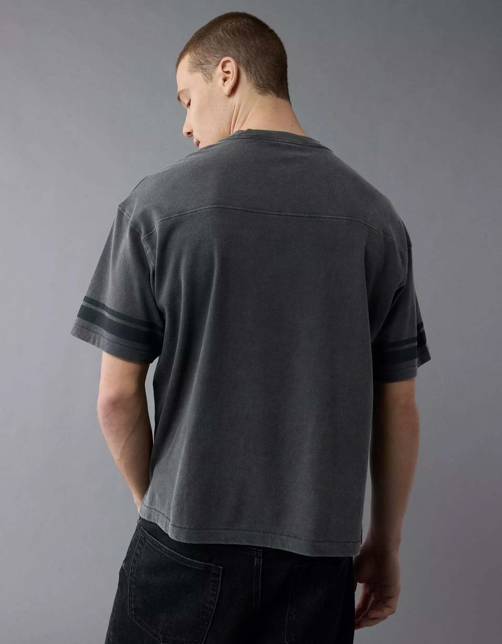 AE Boxy Sueded Football T-Shirt Product Image