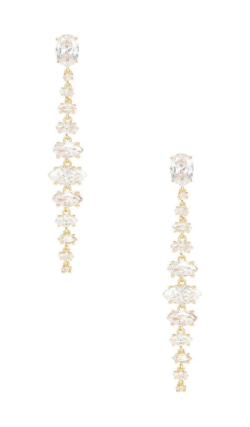 Diamond Drop Earrings Ettika Product Image