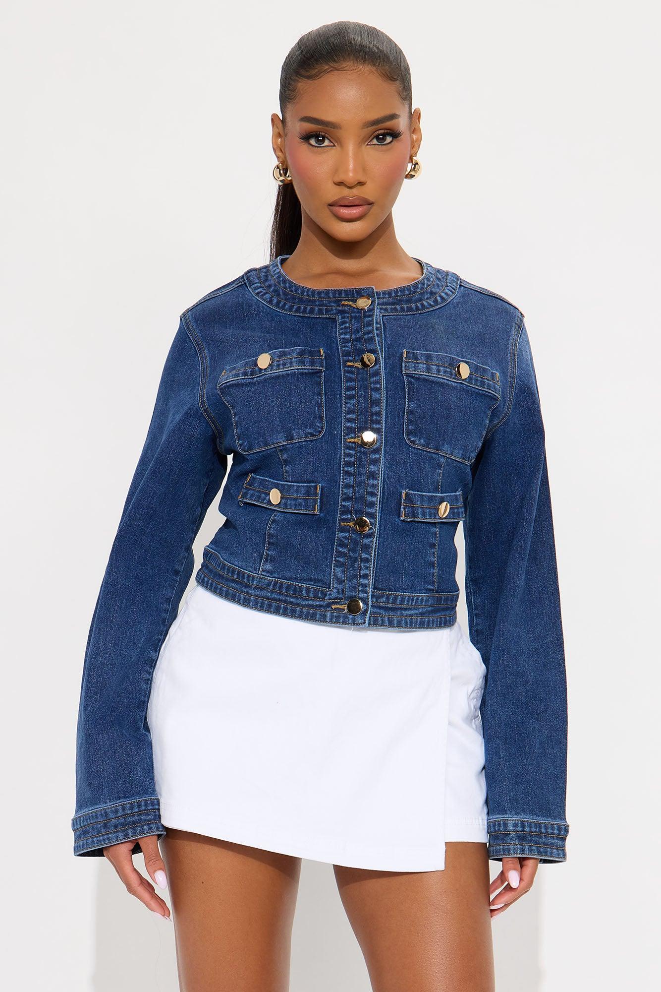Nolita Denim Jacket - Medium Wash Female Product Image