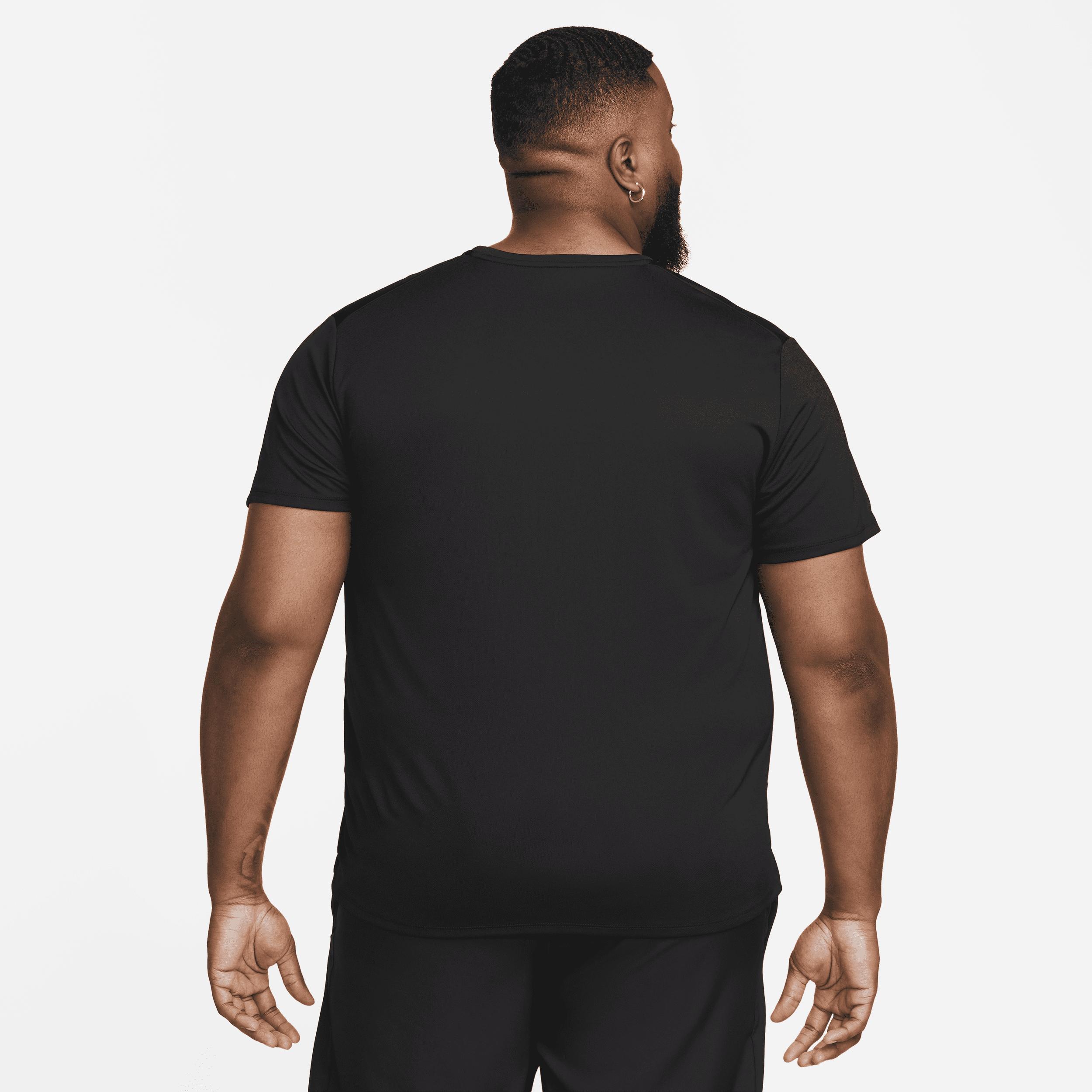 Nike Mens Miler Dri-FIT UV Short-Sleeve Running Top | DV9315-010 Product Image