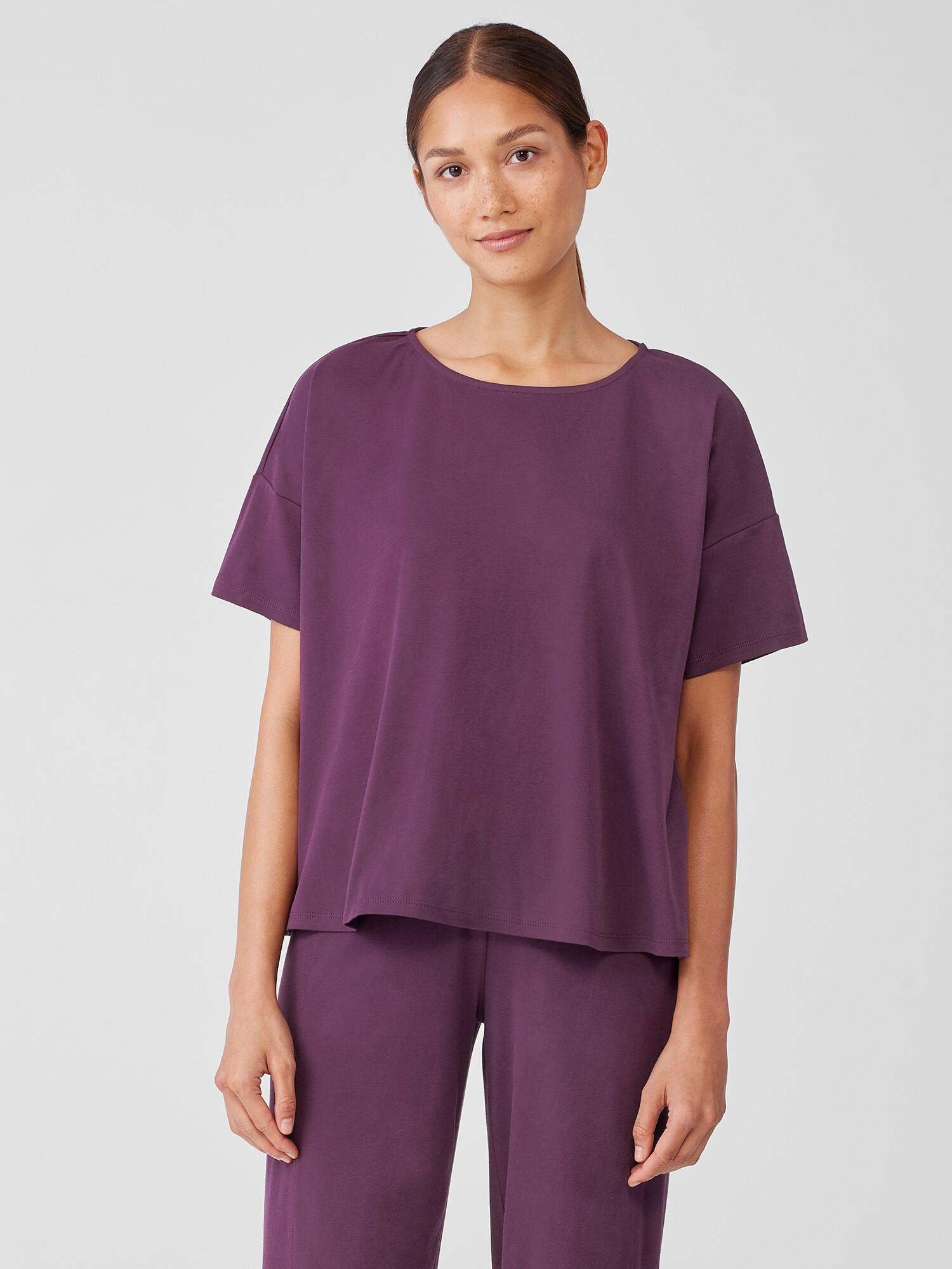 Organic Cotton Interlock Sleep Tee Product Image