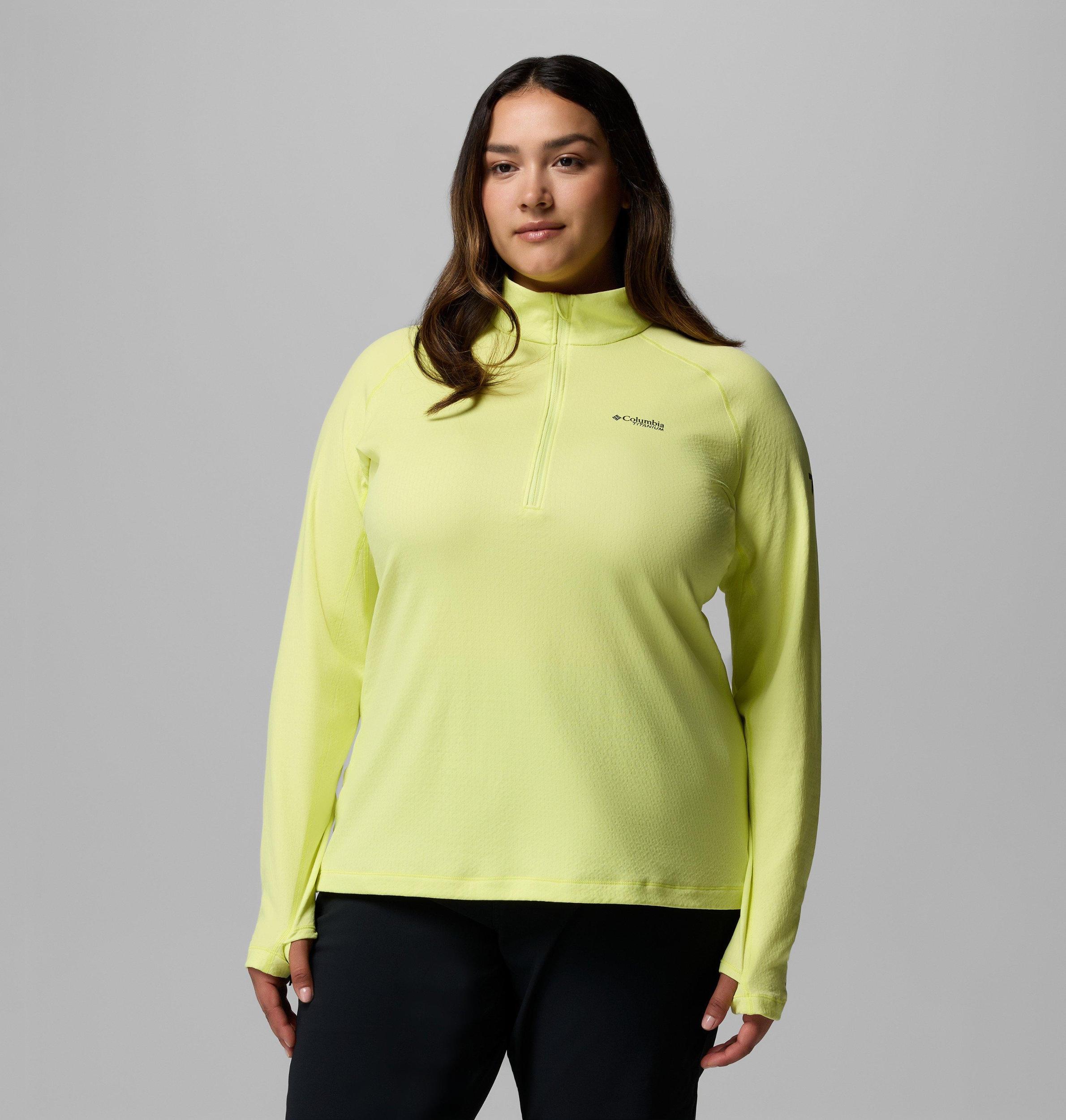 Columbia Womens DriVenture Half Zip Shirt - Plus Size- Product Image