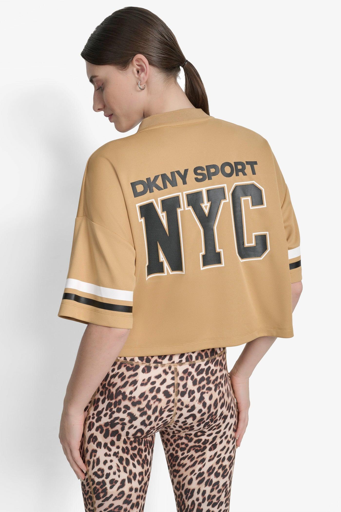 CROPPED VARSITY LOGO JERSEY TEE Product Image