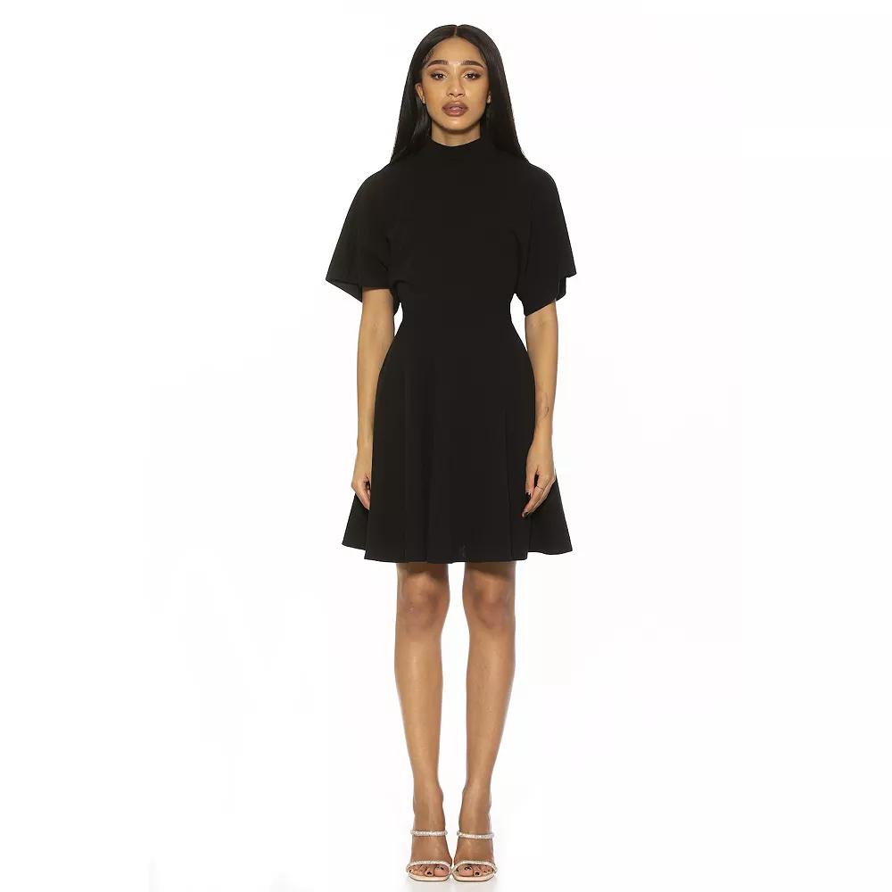 Women's ALEXIA ADMOR Dolman Fit & Flare Mini Dress,  Product Image