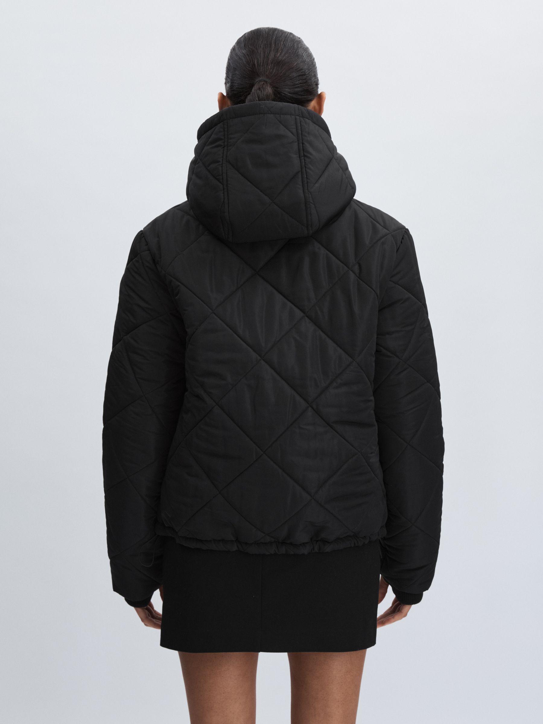 The Upside Hooded Puffer Coat in Black Product Image