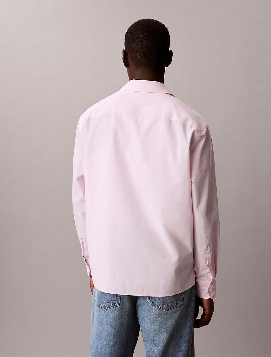 Washed Poplin Relaxed Button-Down Shirt Product Image