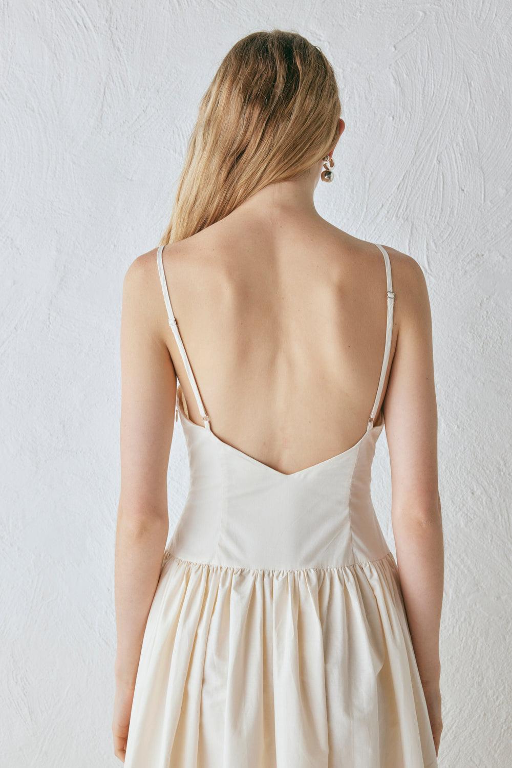 Sloane Maxi Dress Cream Product Image
