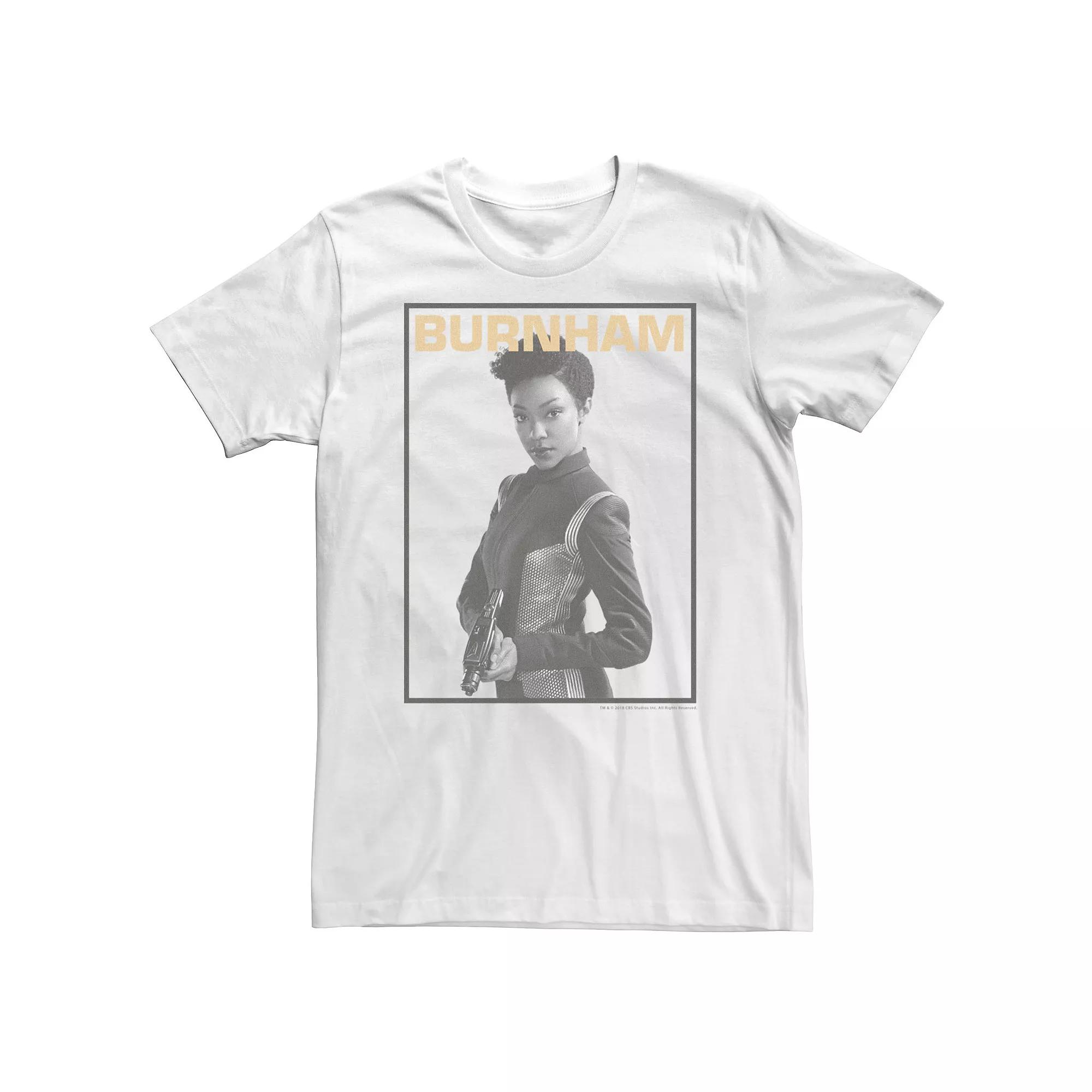 Big & Tall Star Trek Discovery Burnham Greyscale Pose Tee, Men's,  Product Image