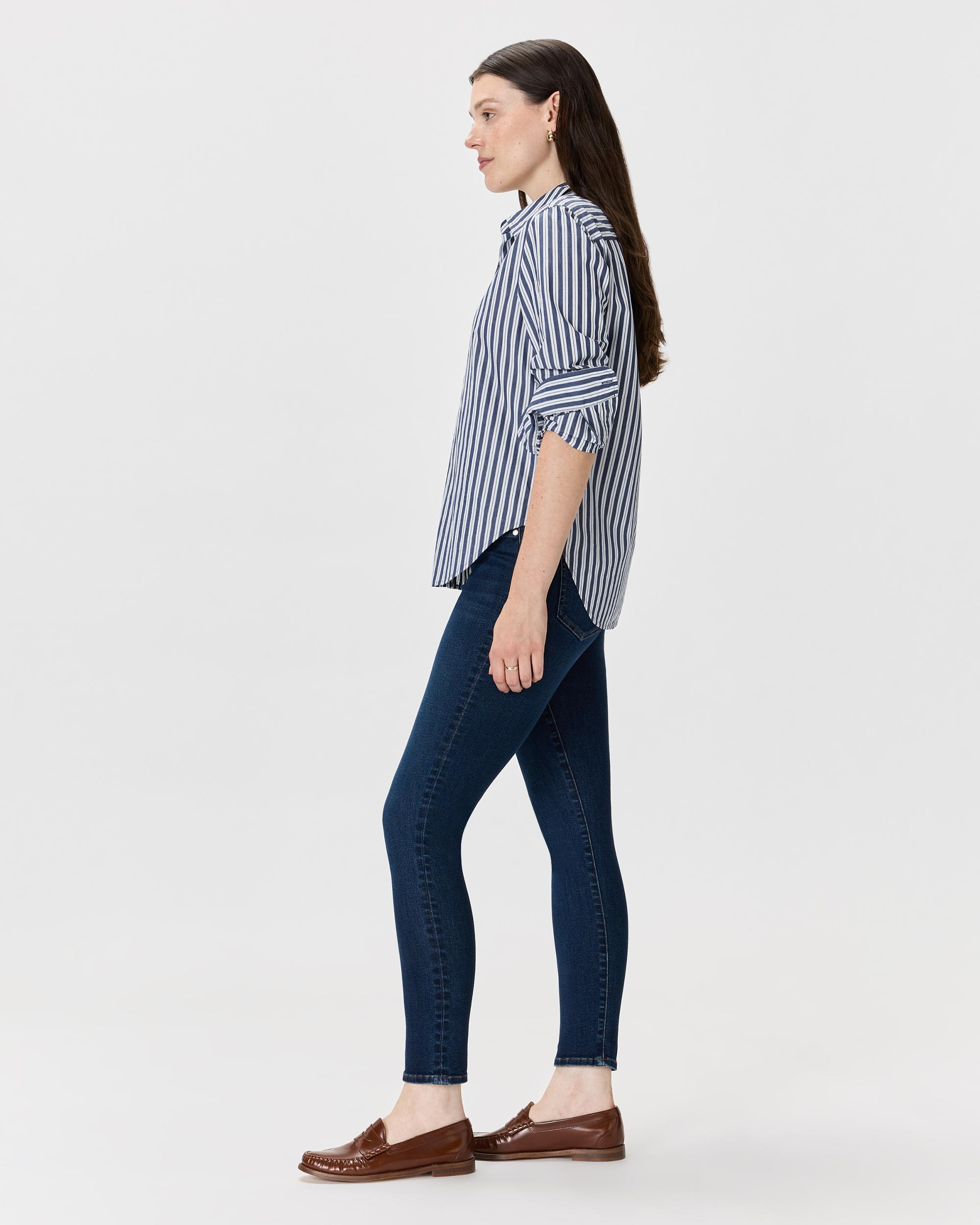 Quince | Women's Nina Stretch Pull-On Skinny Jeans Size XL, Cotton Product Image