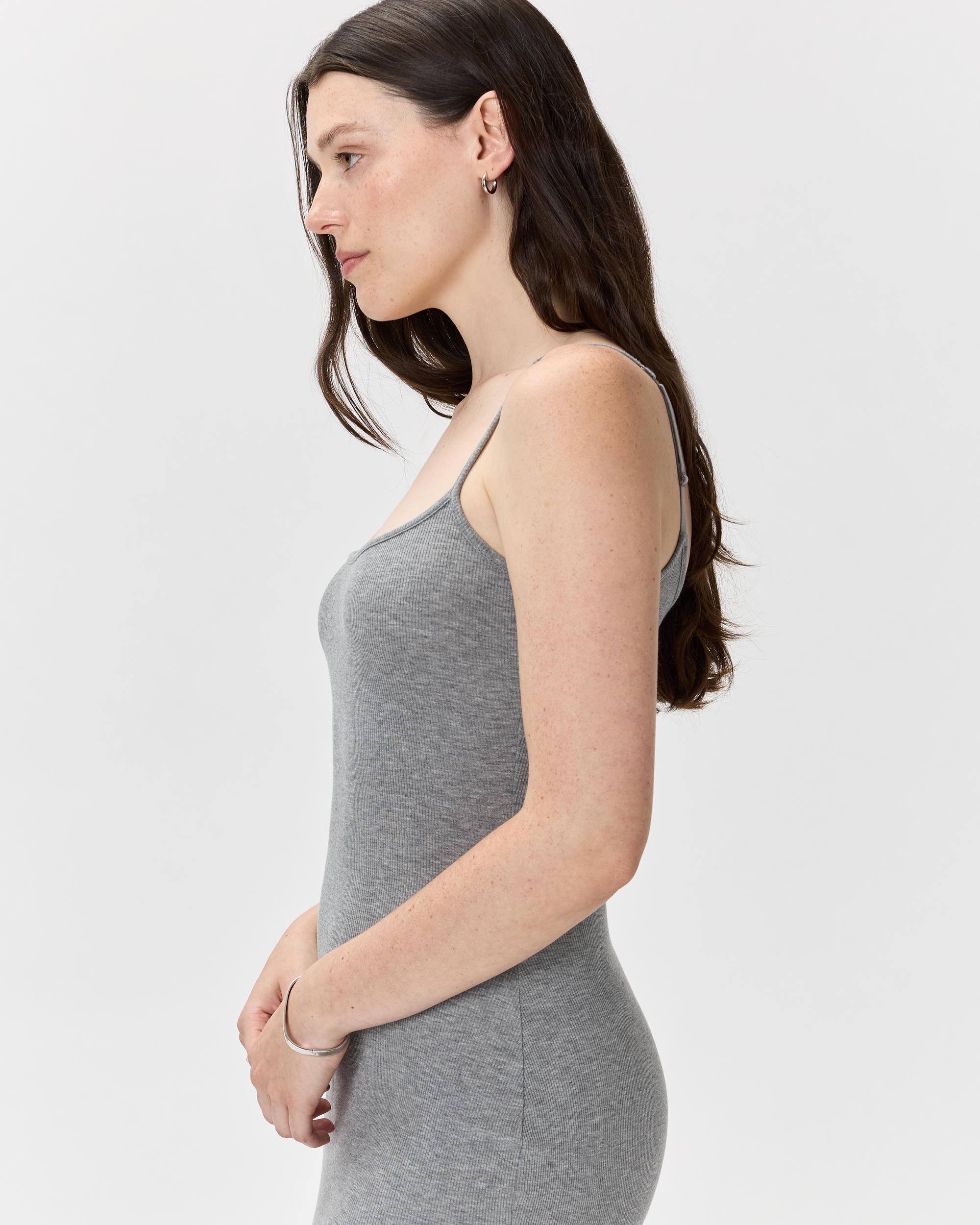 Quince | Women's Tencel Rib Knit Maxi Slip Dress Cotton/Modal Product Image