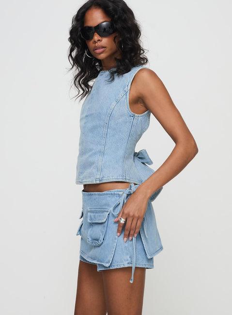Countryside Skort Classic Denim Product Image