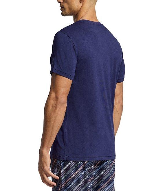 Psycho Bunny Short Sleeve Jersey Pocket Embroidered Bunny Lounge T-Shirt Product Image