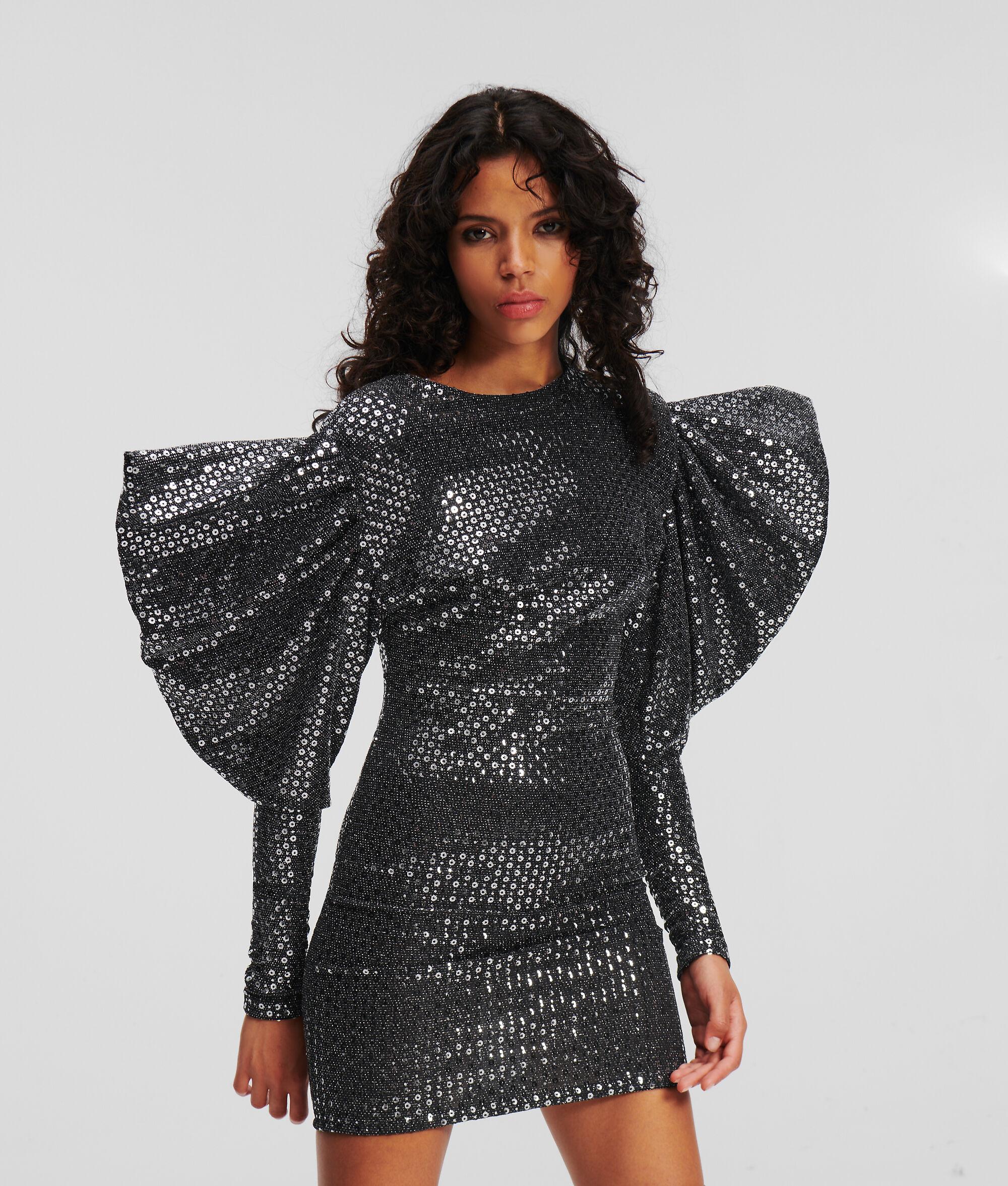 LONG-SLEEVED SEQUIN DRESS Product Image