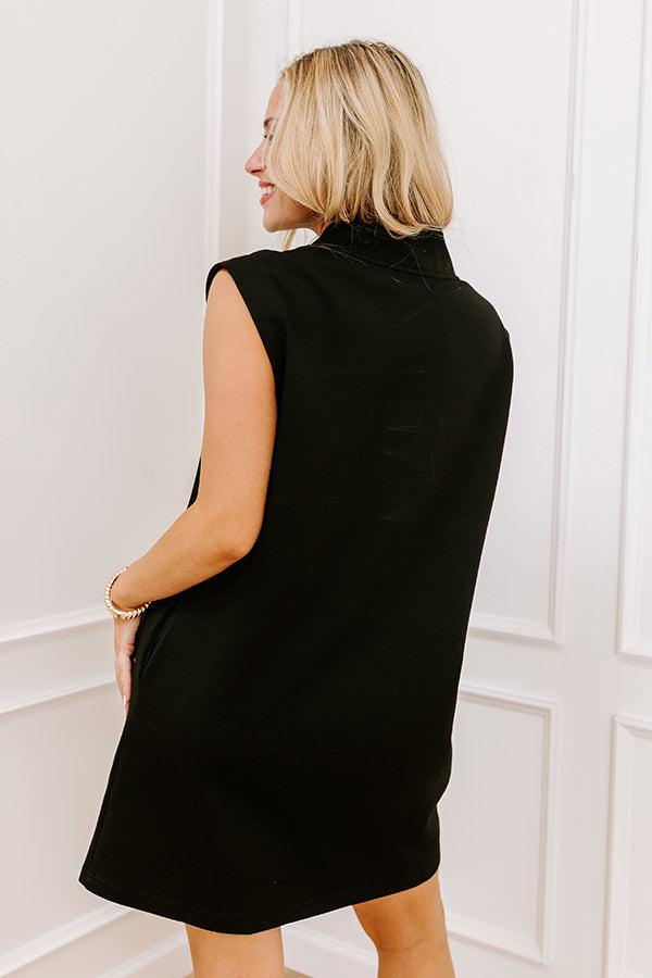 Casual Cues Mini Dress in Black Product Image