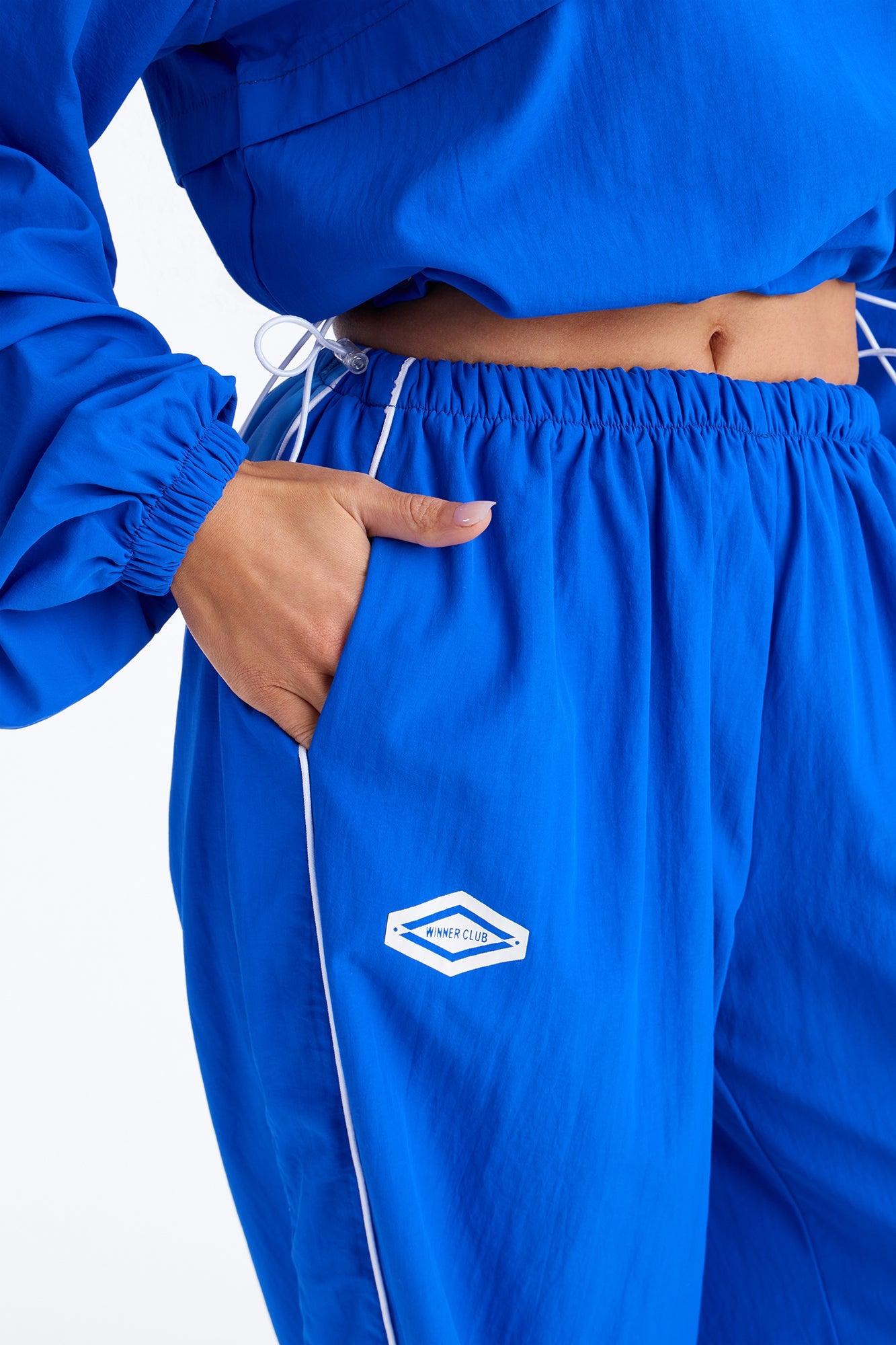 Bella Windbreaker Pant Set - Royal Female Product Image